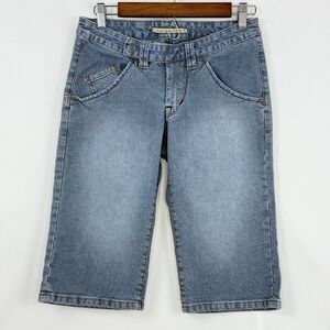 Sergio Valente Women’s Blue Jeans Bermuda Shorts Size 29 Stretch